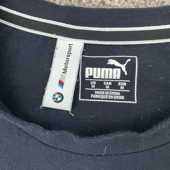 Puma BMW M Motorsport Navy Blue Men’s Tee Shirt size Medium M3 - Picture 3 of 3